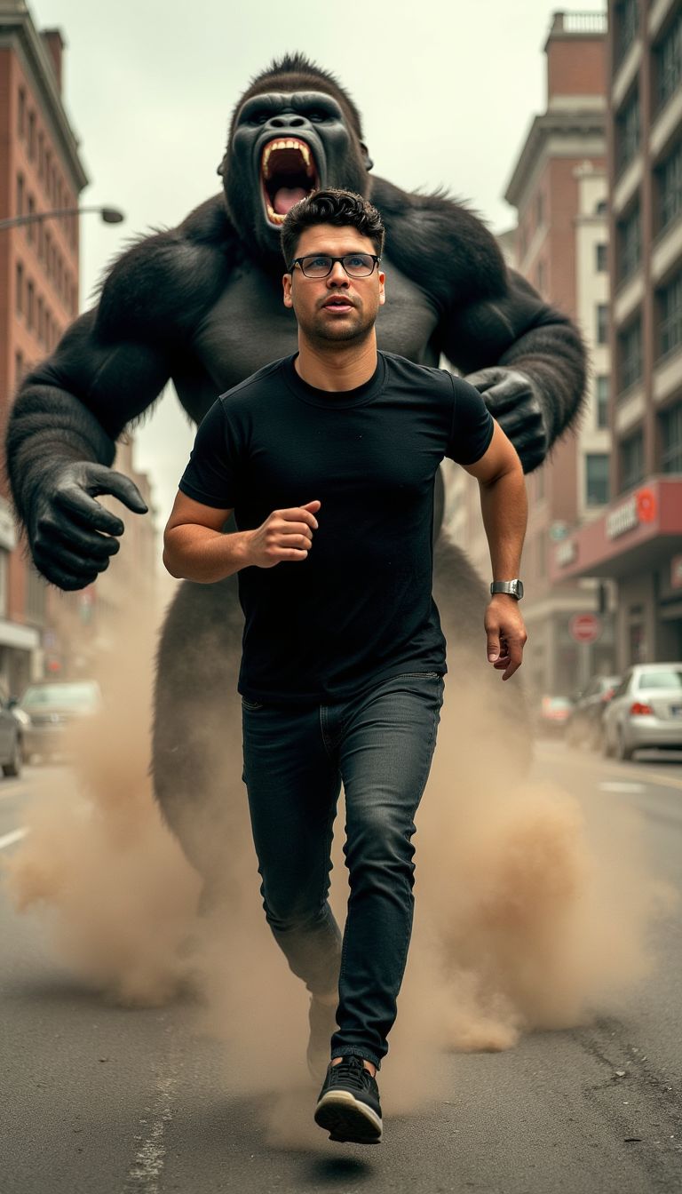 Mascote gorila premium — IA Generativa